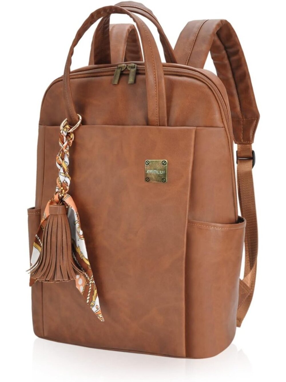 Stylish Slim Laptop Backpack for Women - Lightweight 15.6" Computer Bag, Work